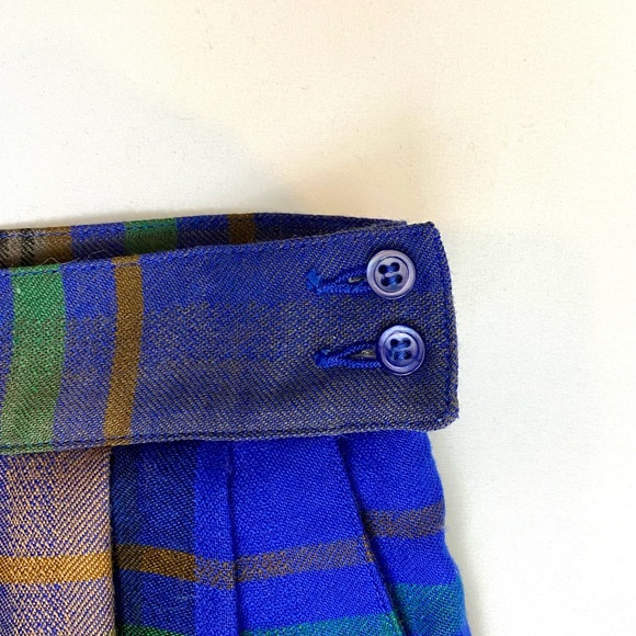 Liz Claiborne NWOT Vintage A-Line Skirt Purple Plaid Sz. 12 Petite HAS POCKETS! - Picture 7 of 10